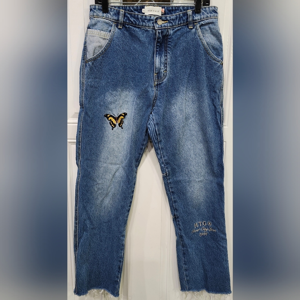 Honor The Gift Mens C-Fall Denim Embroidered Jeans Size 32